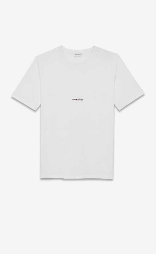saint laurent logo t-shirt